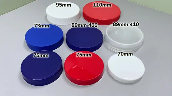 Coperchi per barattoli di crema vuoti all'ingrosso da 95 mm in plastica