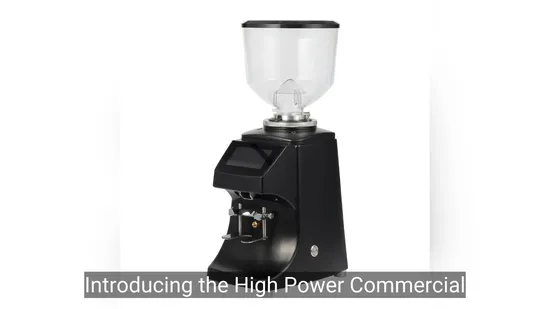 Nuovo macinacaffè per chicchi di caffè commerciale, comodo, regolabile e di grande capacità