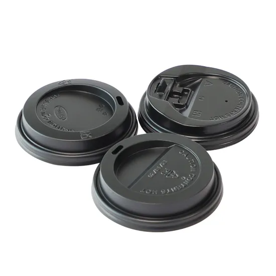 Coperchi per bicchieri di carta usa e getta, coperchi per bicchieri di caffè e cannuccia, coperchi per bicchieri in PS