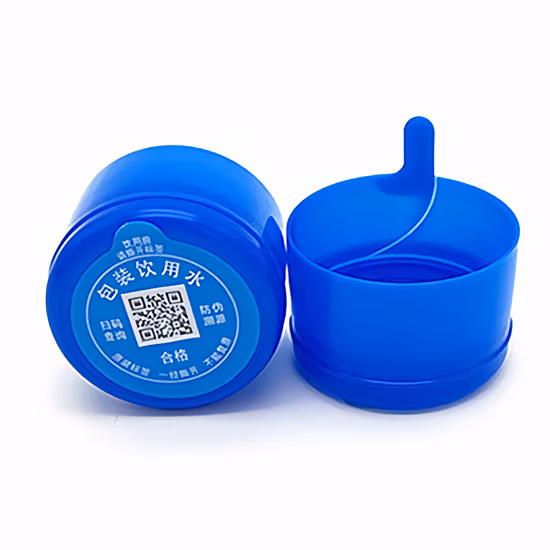 Coperchio per acqua in plastica da 55 mm con etichetta a basso prezzo per l'esportazione