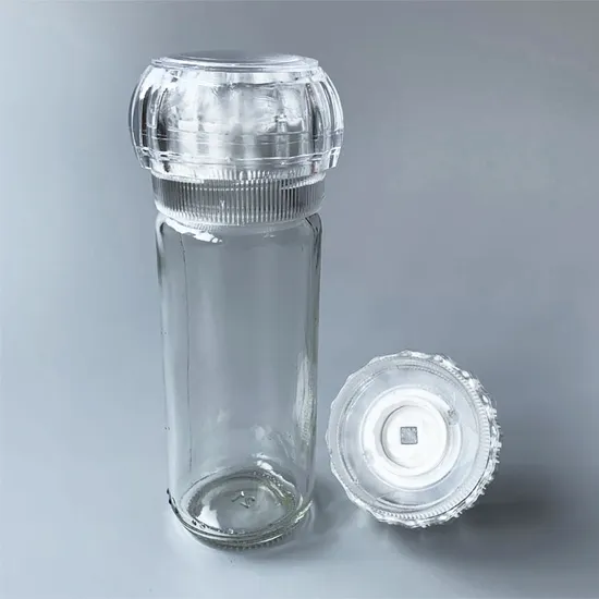 Macinasale e pepe in ceramica da campeggio da 100 ml con macinasale dell'Himalaya