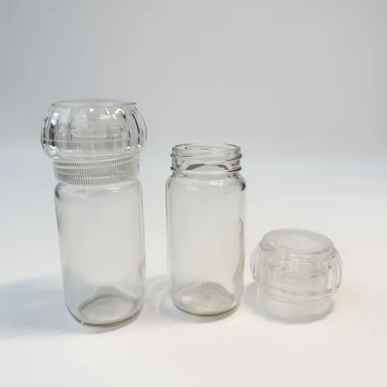 Gadget da cucina OEM Macina sale e pepe Macina spezie Barattolo bottiglia di vetro