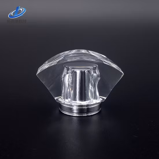 Coperchio in acrilico con tappo in plastica per flacone di profumo, imballaggio cosmetico, tappo in acrilico, tappo trasparente per flacone di profumo, coperchio in PMMA
