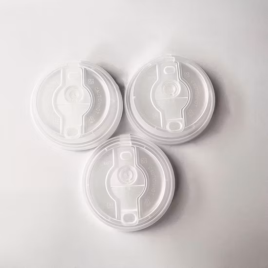 Coperchi per tazze da caffè in plastica usa e getta, coperchi per tazze da caffè in plastica