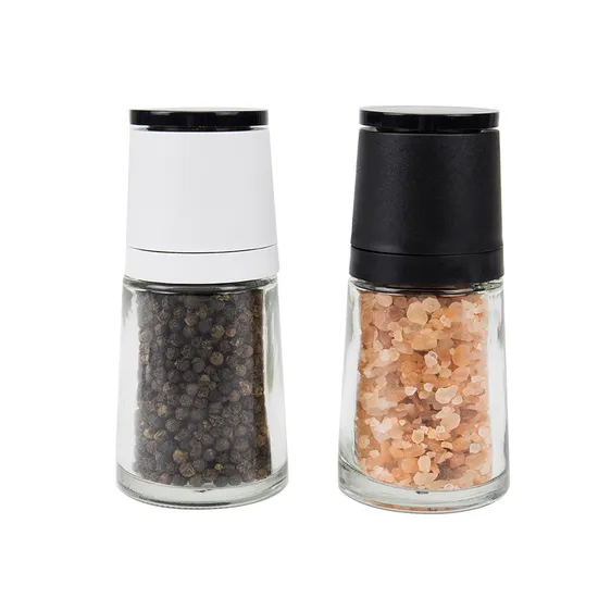 Macina sale e pepe in ceramica e vetro da 120 ml di grande volume