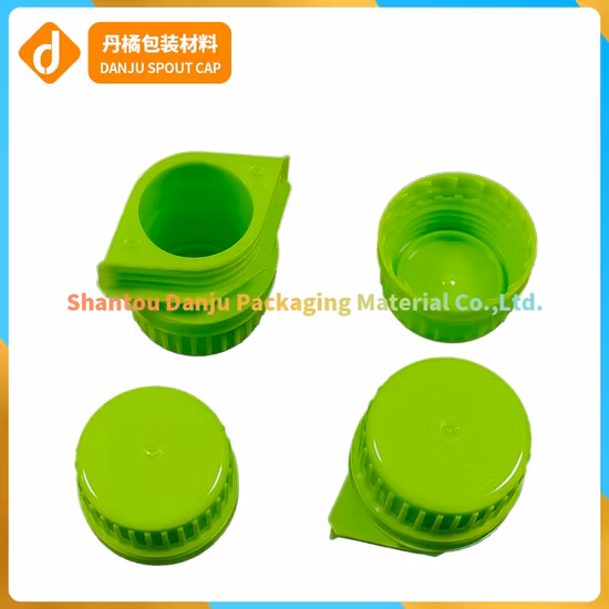 Tappo di sicurezza in plastica con beccuccio per sacchetto per liquidi grande da 22 mm