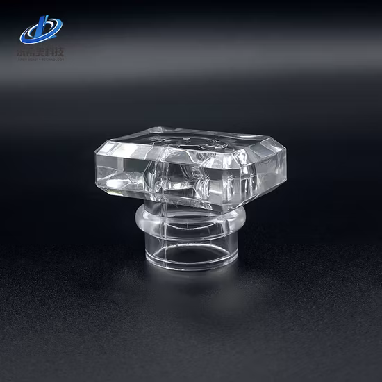 Tappo per cosmetici per imballaggio di profumi, coperchio in plastica, parte superiore in acrilico, imballaggio trasparente, chiusura per flacone di profumo personalizzata per flacone di vetro