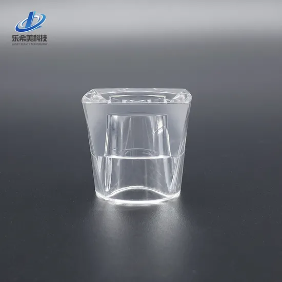 Tappo cosmetico trasparente in acrilico, coperchio in plastica per imballaggio di bottiglie di profumo, chiusura personalizzata per bottiglie di vetro